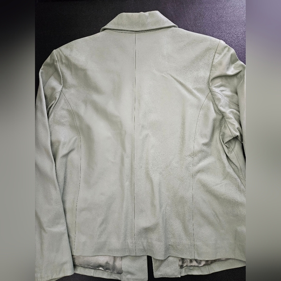 NWOT - Leather Terry Lewis Green Jacket - Soft & Supple - Size 1X - Picture 9 of 12